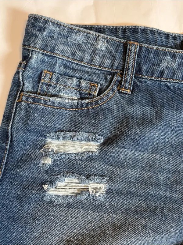 Vervet Denim Jean Shorts Button Up 100% cotton - Image 7