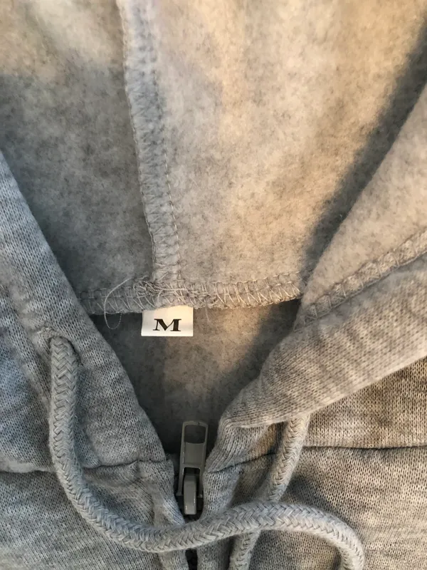 adorable hoodie Gray Size M - Image 4