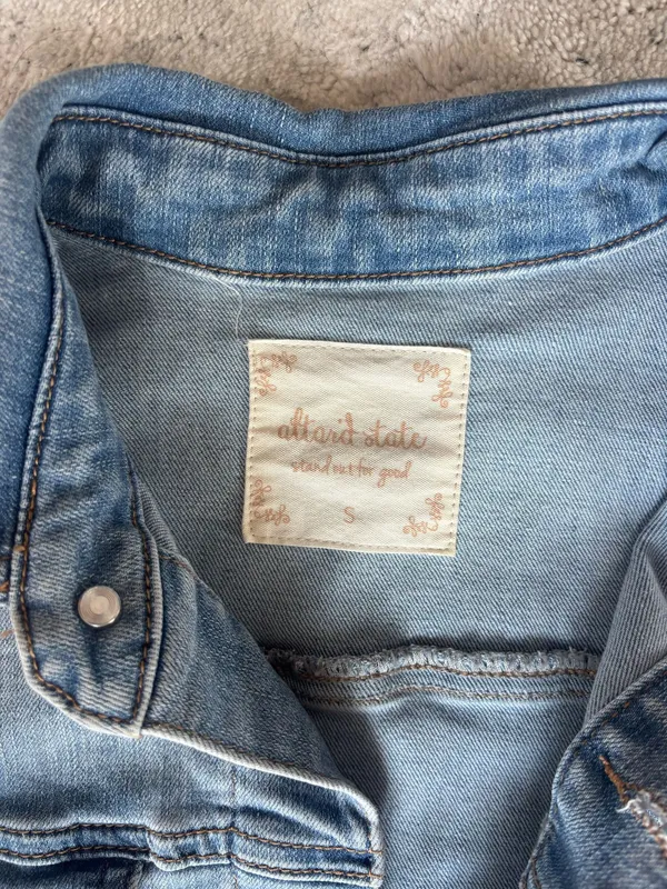 Altard state denim romper - Image 2