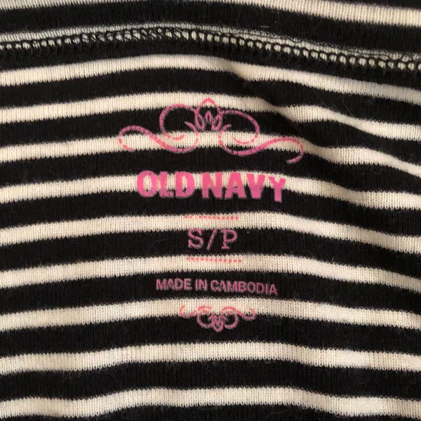 Bella swan Y2K Black white striped henley top shirt blouse long sleeve ruffle trim-S #goth #punk #grunge #whimsygoth #cottagecore Measurement in pics Great condition - Image 3