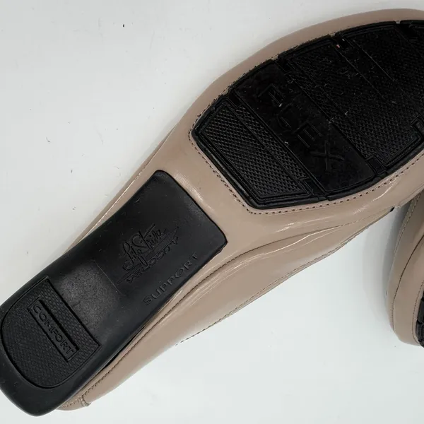 Life Stride Velocity Flats Womens 8 M Venti Taupe Patent Memory Foam Slip On - Image 11