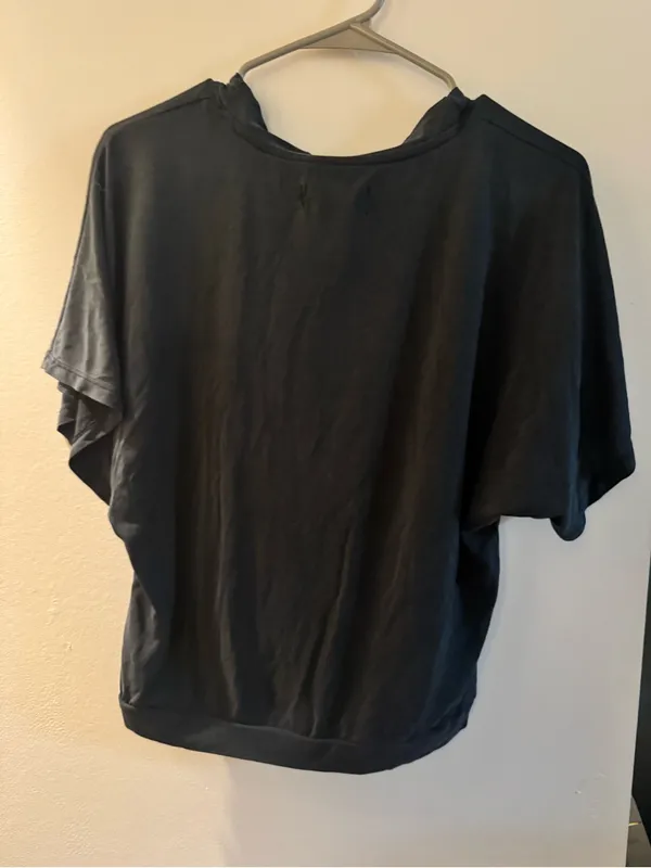 Anthropologie Draped Short-Sleeve Top - Image 3