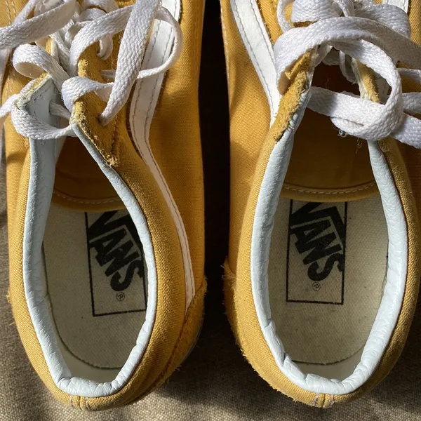 Mustard Old Skool Vans - Image 2