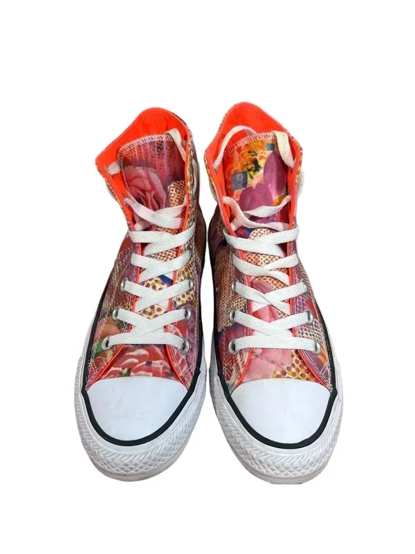 Converse Chuck Taylor All Star Hi Women's Floral Shoe Size 7 #139 - Image 4