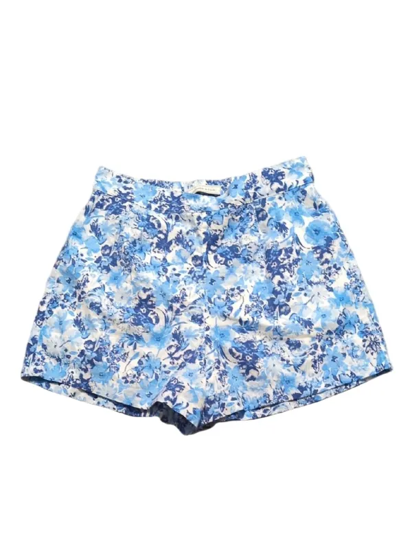Abercrombie & Fitch Blue Floral Shorts Size Small - Image 2