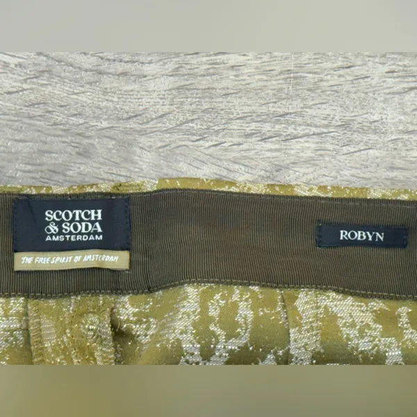 Anthropologie scotch and‎ soda ROBYN - IKAT LEOPARD RELAXED TAPERED PANT size 27 - Image 9