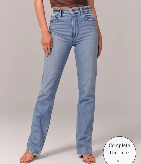 Abercrombie Women's Ultra High Rise 90s Straight Jean - Image 2