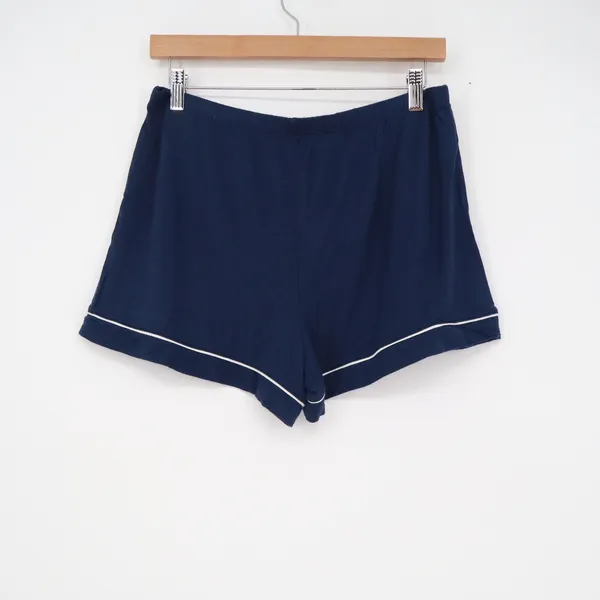 Stars Above Navy Blue Beautifully Soft Pajama Set Short Sleeve Shorts Medium - Image 7