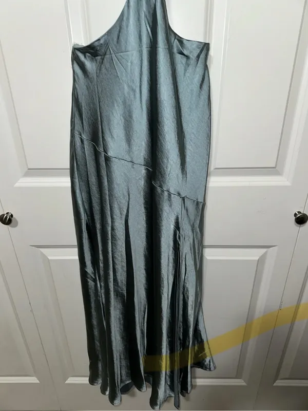 Saints + Secrets Back Tie Open Back Satin Dress M NWT - Image 3