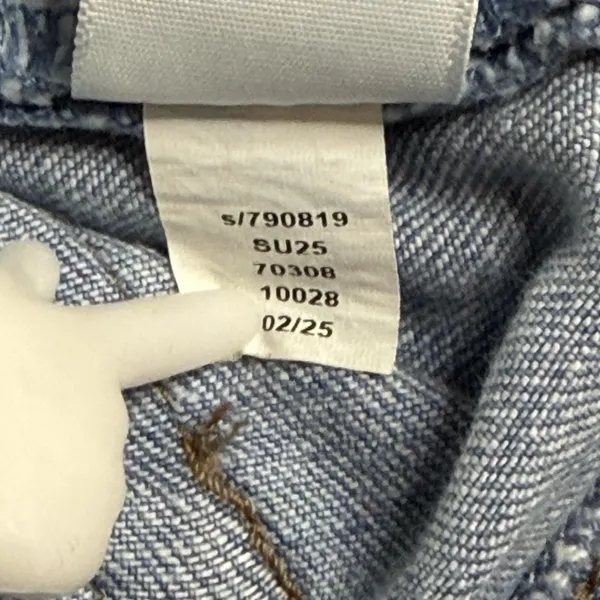 LOFT Outlet Jeans Women's 4 Light Wash High Rise Crop Kick Flare Stretch Denim - Image 6