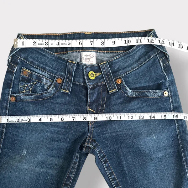 Y2K Style True Religion Bootcut low rise jeans size 25 - Image 4