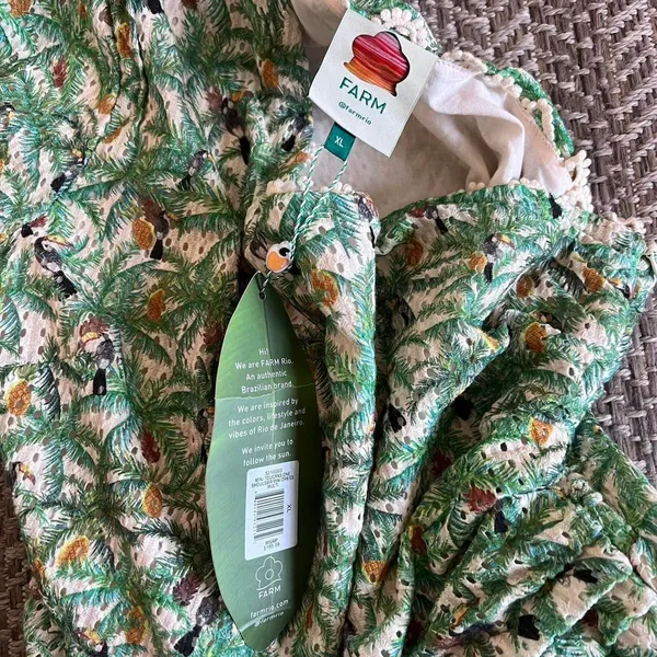 Farm Rio Mini Toucans Dress Sz XL New with tags - Image 6