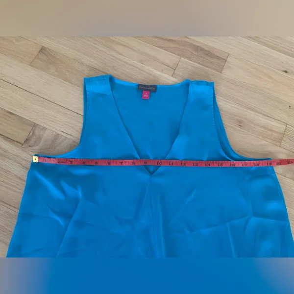Vince Camuto Blue Sleeveless Blouse - Image 2