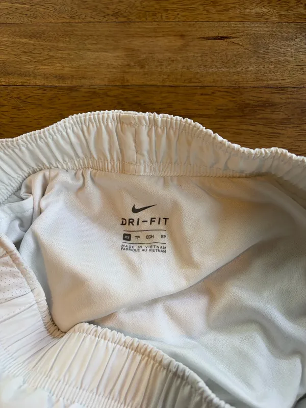 White Nike Athletic Shorts - Image 3