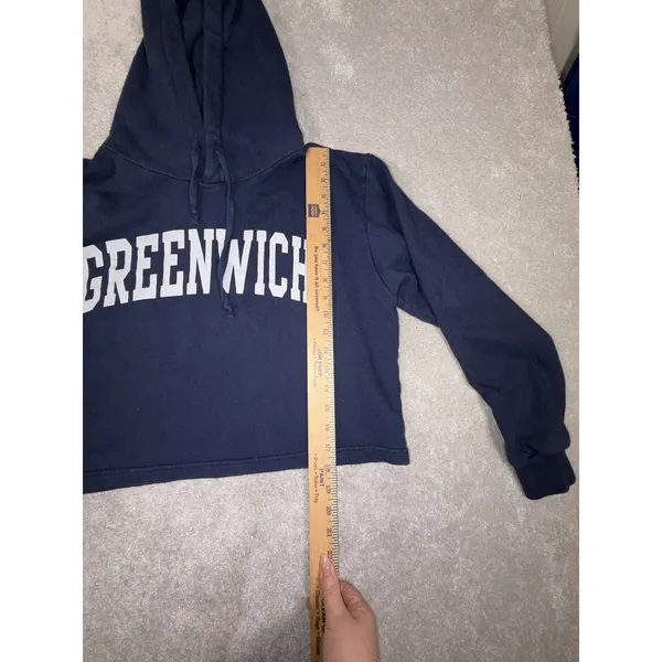 greenwich‎ john galt cropped sweatshirt navy os brandy melvill - Image 7