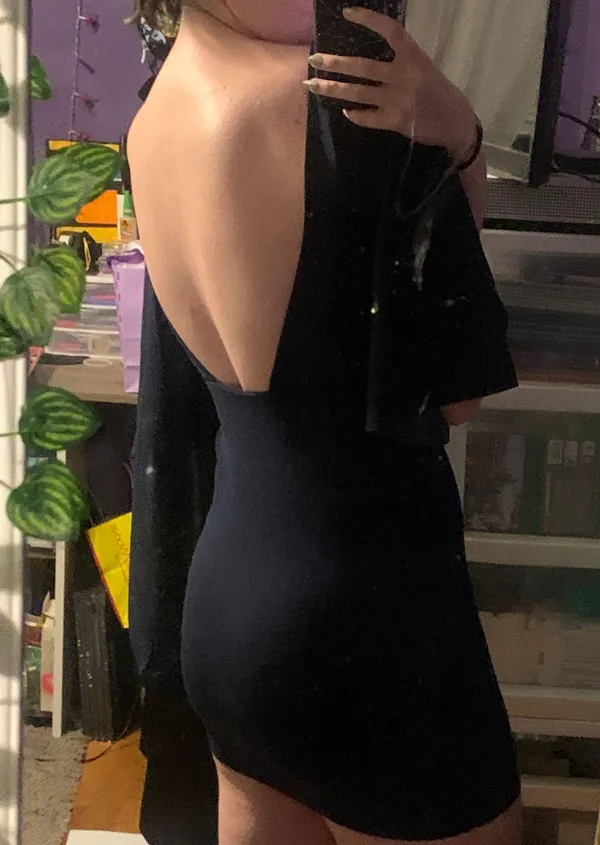 SheIn Open Back Dress - Image 2