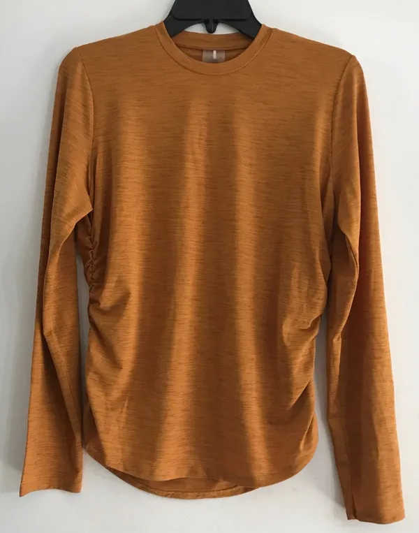 Calia by Carrie Women's Tissue Texture Long Sleeve in Golden Warmth size XL NWT - Image 2