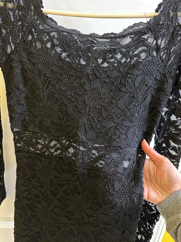 Black Lace Dress - Image 2