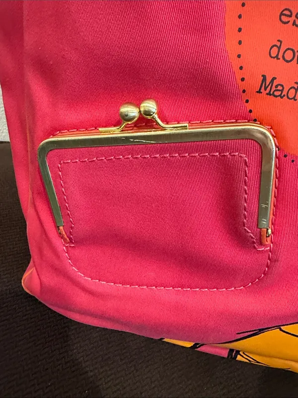 Coach Cashin-Carry Bright Orange Leather Tag Tote Bag - Image 10