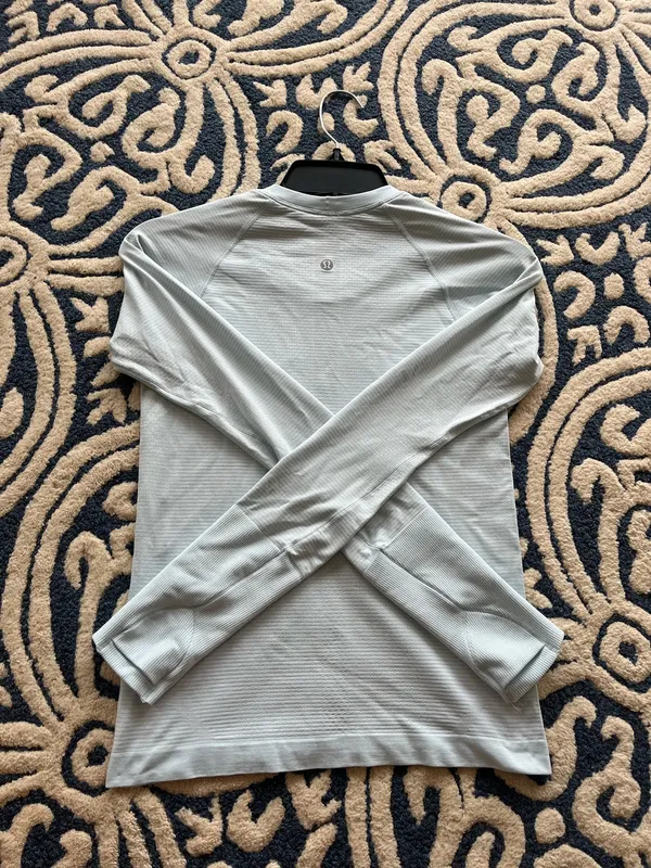 Light Blue Lululemon Swiftly Tech Long Sleeve - Image 2