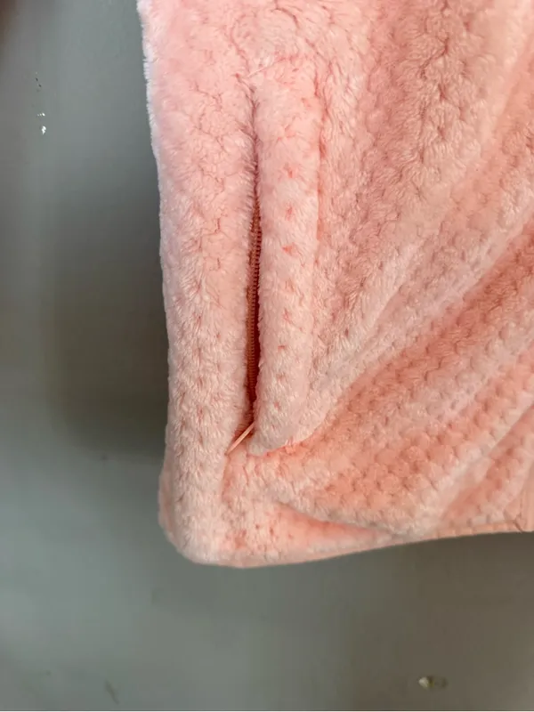 Columbia Cozy Pink Plush Full-Zip Jacket lg - Image 3