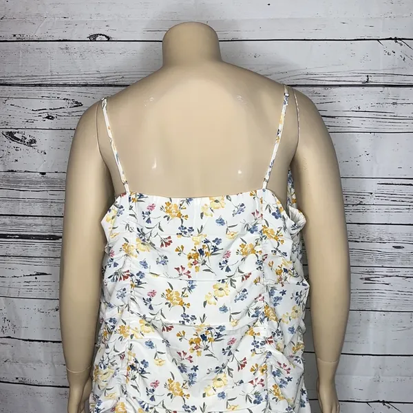 Abercrombie & Fitch NWT Size XXL Floral Print Fully Lined Ruched Mini Dress - Image 6