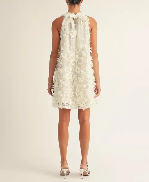 Arose Studio Jacey Embellished Sleeveless Shift Dress - Image 4