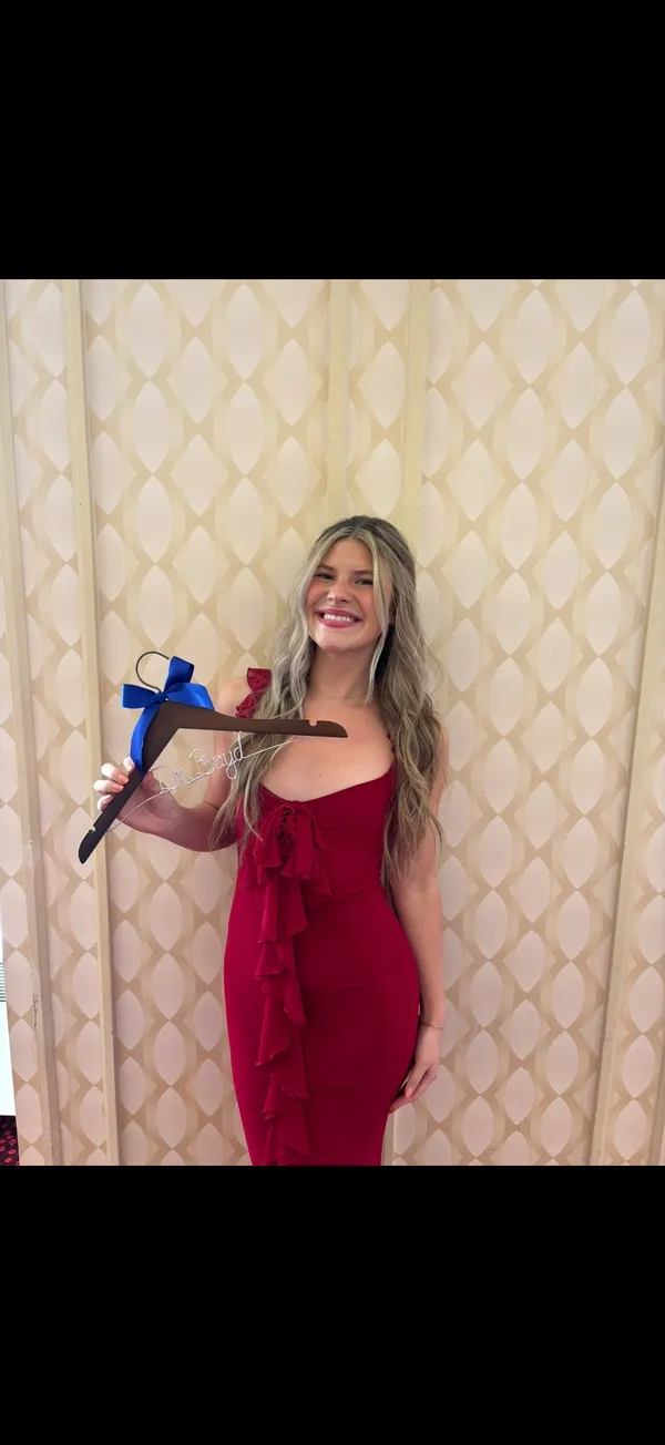 Shein Red Ruffle Dress  - Image 2