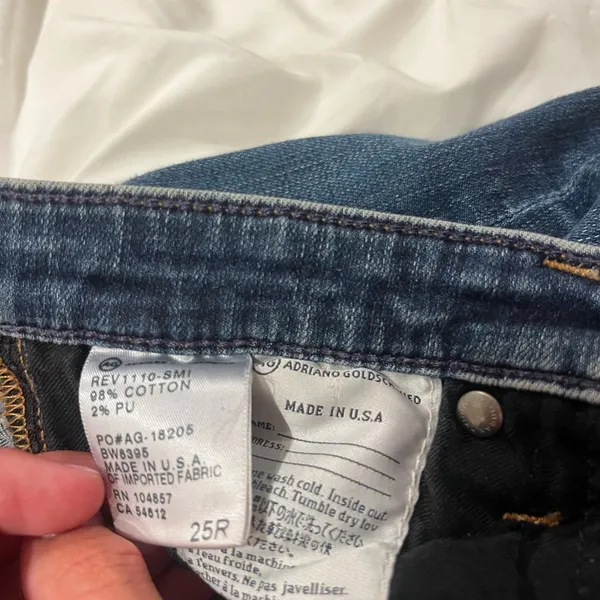 AG Adriano Goldschmied Dark Wash Denim - Image 4