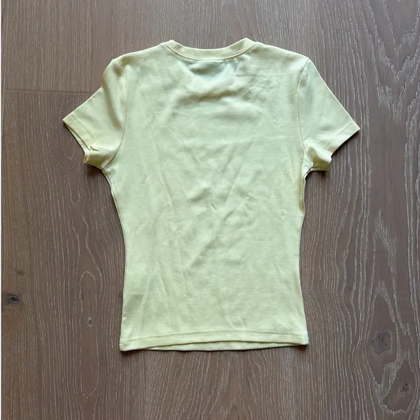 Sunny De Mini Baby Tee Size XS Yellow - Image 2