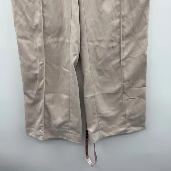 House of CB NWT Pleated Wide‎ Leg Dress Pants Women’s Size XS Beige Cream High - Image 3