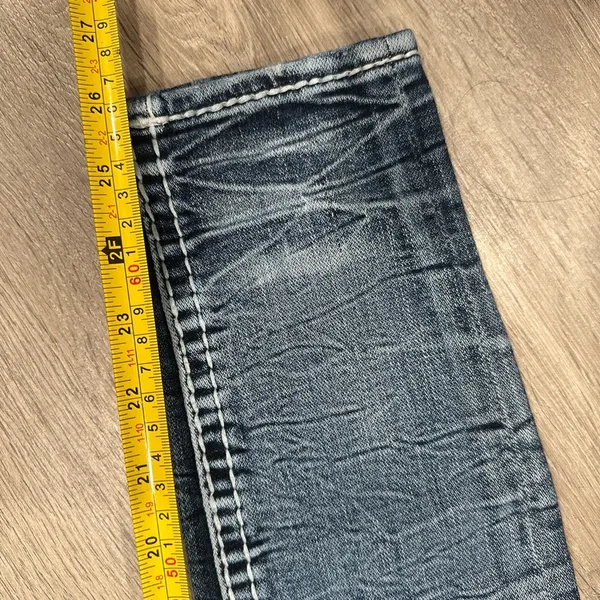 Rock Revival Beet Red Mid-Rise Skinny Stretch Jean - Image 13