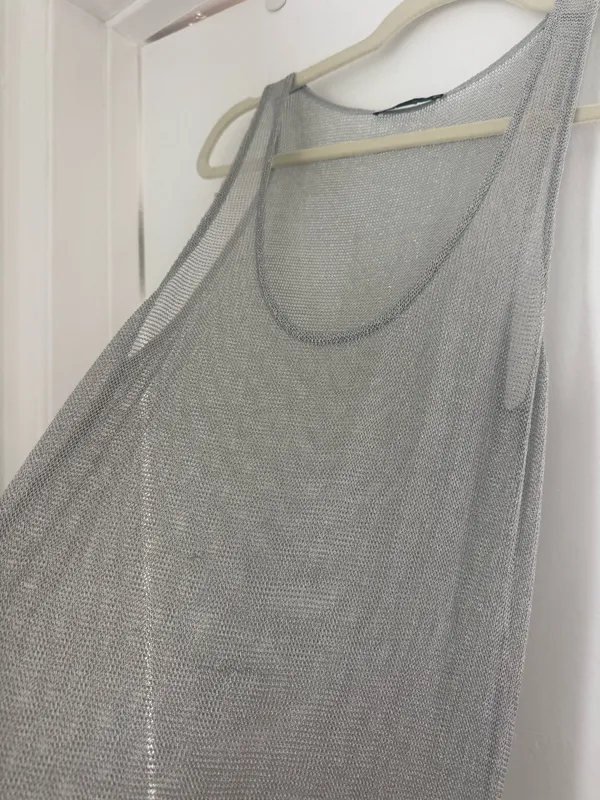 ZARA Silver Dress - Image 2