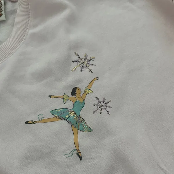 Truself Women's Pink Holiday Graphic Sweater - Image 12