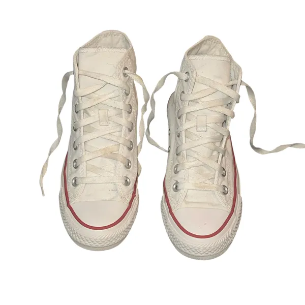 Converse Chuck Taylor All Star white high top sneakers - Image 5