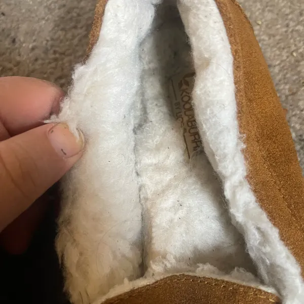 Brown Suede Koolabura Moccasin Slippers by Ugg • Sz 7 - Image 3