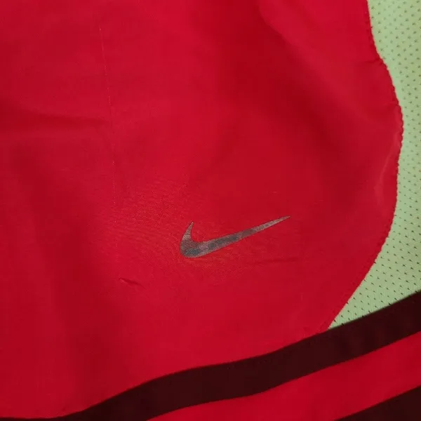 Nike Womens Shorts Dri-Fit Pull On Running & Jogging Activewear Red Yellow Small - Image 2