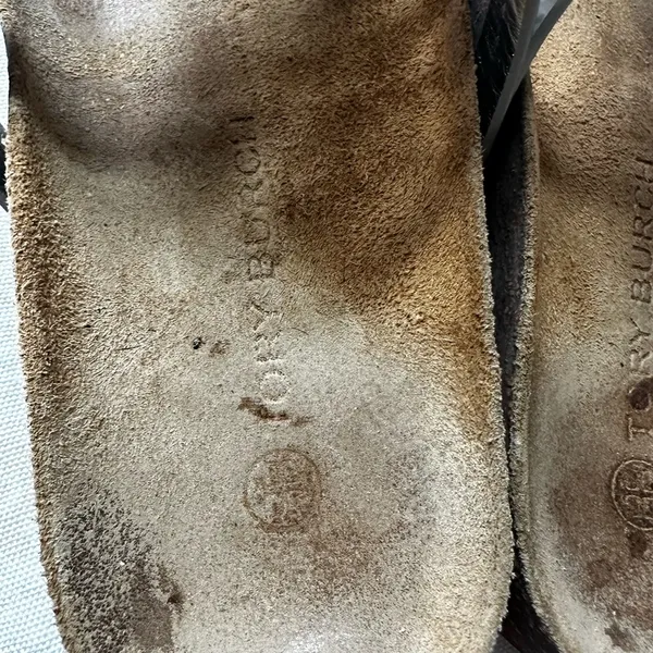 Tory Burch Silver and Brown Sandals - Image 4