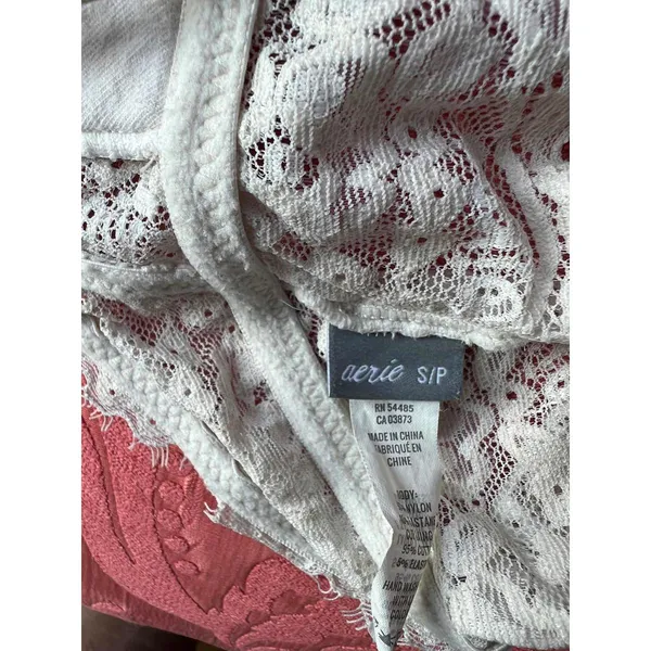 Aerie Cream Lace Bralette S/P - Image 3