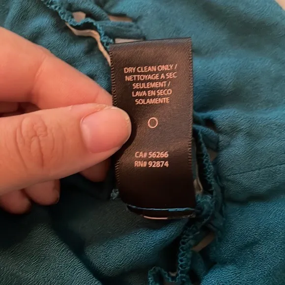 Ella Moss Blue Spaghetti Strap Tank size Small - Image 2