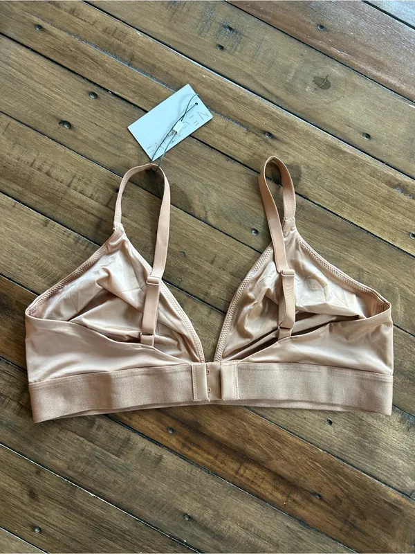 NWT Negative Underwear Glacé Triangle Bra Tan Beige Size undefined - Image 5