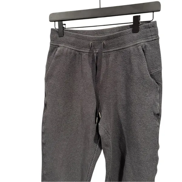 Lululemon‎ Ribbed High-Rise Jogger 25" *7/8 Length Heathered Black 6 - Image 9