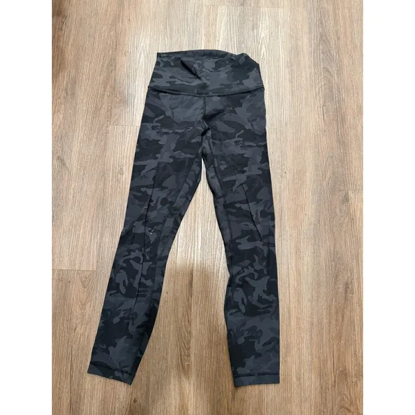Lululemon Align High-Rise Pant 25 Heritage 365 Camo‎ Deep Coal Multi Size 4 - Image 3
