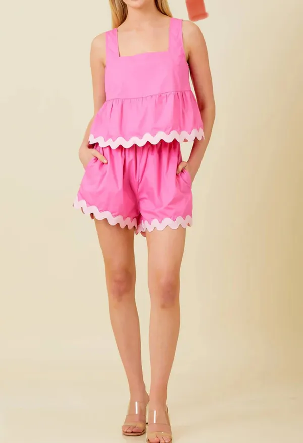 Pink scalloped set - Image 3