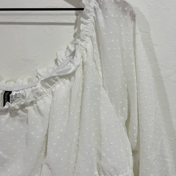 Divided White Off the Shoulder Dress Size XXL - Image 6
