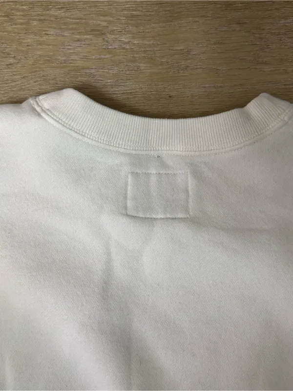 Abercrombie Marseille France Crest White Crewneck Sweatshirt - Image 6