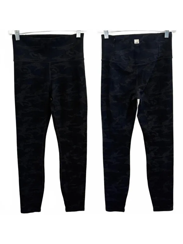 Vuori Clean Elevation Leggings Black Camo Heather DreamKnit VW444 Size Small 25" - Image 3