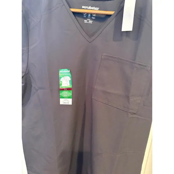 Scrubstar‎ Black Scrub Top Size Small - Image 3
