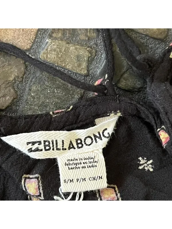 Billabong Boho Festival Beachy Coastal Duster Cover Up Cardigan Size S/M 🖤 - Image 7