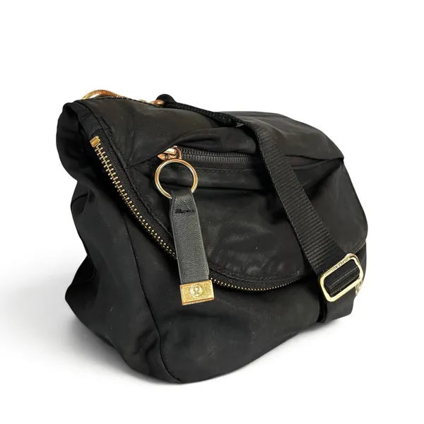 Lululemon Black All Night Festival Bag 5L Nylon Convertible Crossbody Sling FLAW - Image 13